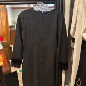 J. Crew Black Long Sleeve Dress